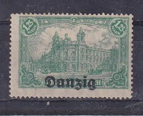 Freie Stadt Danzig  Nr 9 Falz / Gummimängel / *