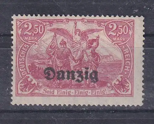Freie Stadt Danzig  Nr 12 Falz / Gummimängel / *