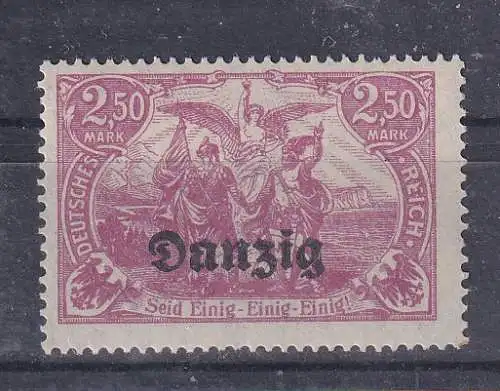 Freie Stadt Danzig  Nr 12 Falz / Gummimängel / *