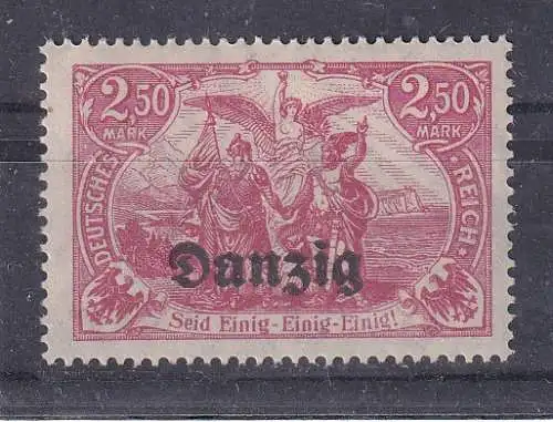 Freie Stadt Danzig  Nr 12 Falz / Gummimängel / *