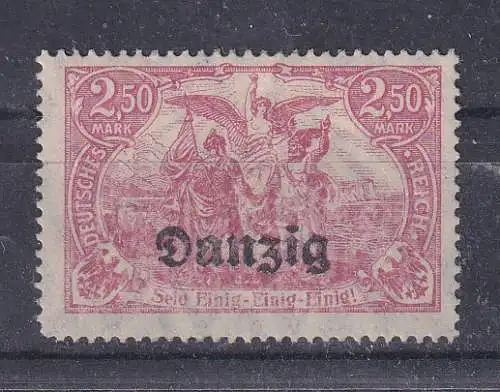 Freie Stadt Danzig  Nr 12 Falz / Gummimängel / *