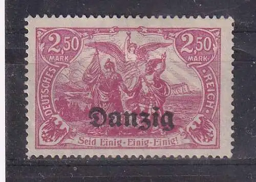 Freie Stadt Danzig  Nr 12 Falz / Gummimängel / *