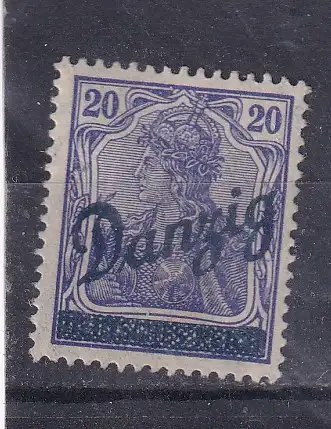 Freie Stadt Danzig  Nr 23 Falz / Gummimängel / *