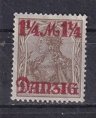 Freie Stadt Danzig  Nr 42 Falz / Gummimängel / *