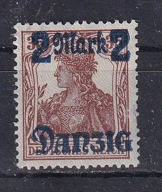 Freie Stadt Danzig  Nr 43 Falz / Gummimängel / *