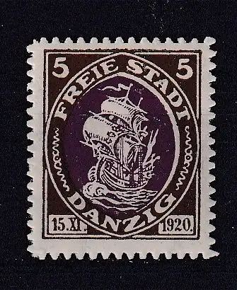 Freie Stadt Danzig  Nr 53 Falz / Gummimängel / *