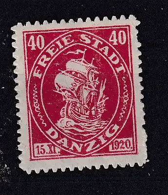 Freie Stadt Danzig  Nr 56 Falz / Gummimängel / *
