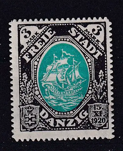 Freie Stadt Danzig  Nr 60 Falz / Gummimängel / *