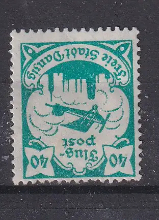 Freie Stadt Danzig  Nr 66 Falz / Gummimängel / *