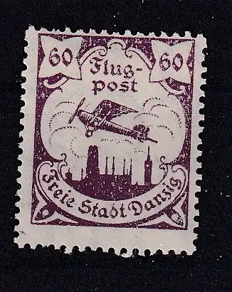 Freie Stadt Danzig  Nr 67 Falz / Gummimängel / *