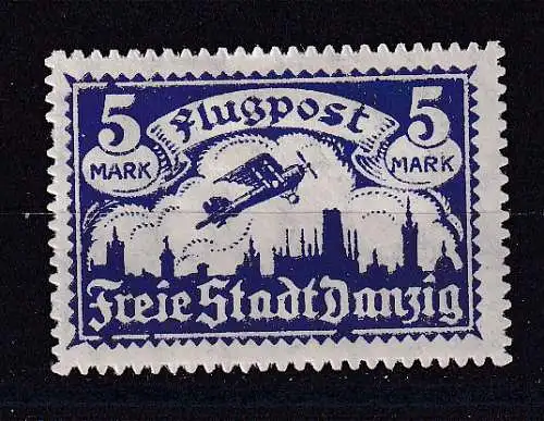 Freie Stadt Danzig  Nr 70 Falz / Gummimängel / *