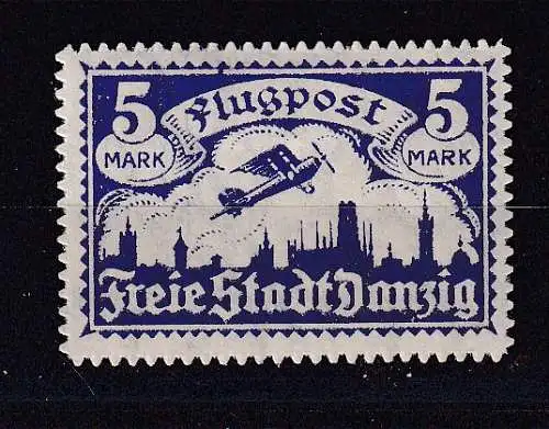 Freie Stadt Danzig  Nr 70 Falz / Gummimängel / *