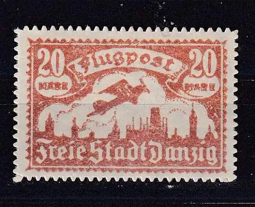 Freie Stadt Danzig  Nr 118 Falz / Gummimängel / *