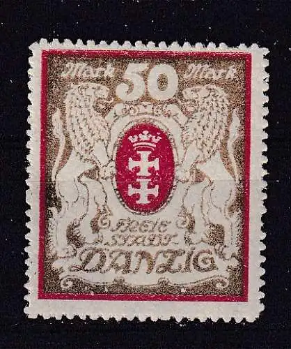 Freie Stadt Danzig  Nr 100 Falz / Gummimängel / *