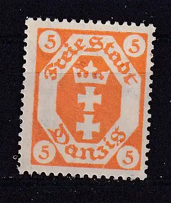 Freie Stadt Danzig  Nr 104 Falz / Gummimängel / *