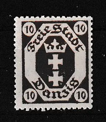 Freie Stadt Danzig  Nr 74 Falz / Gummimängel / *