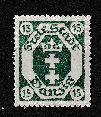 Freie Stadt Danzig  Nr 75 Falz / Gummimängel / *