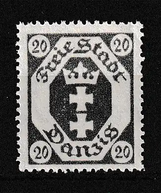 Freie Stadt Danzig  Nr 76 Falz / Gummimängel / *