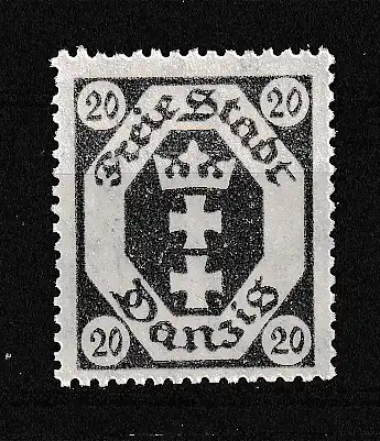 Freie Stadt Danzig  Nr 76 Falz / Gummimängel / *