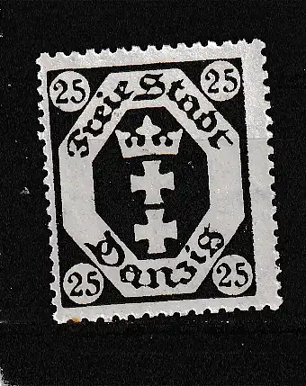 Freie Stadt Danzig  Nr 77 Falz / Gummimängel / *