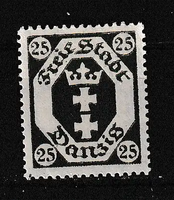Freie Stadt Danzig  Nr 77 Falz / Gummimängel / *