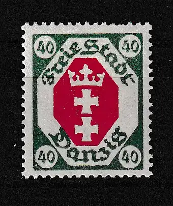 Freie Stadt Danzig  Nr 79 Falz / Gummimängel / *