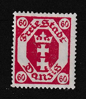 Freie Stadt Danzig  Nr 81 Falz / Gummimängel / *