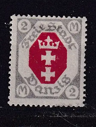 Freie Stadt Danzig  Nr 83 Falz / Gummimängel / *