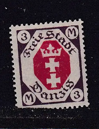 Freie Stadt Danzig  Nr 86 Falz / Gummimängel / *