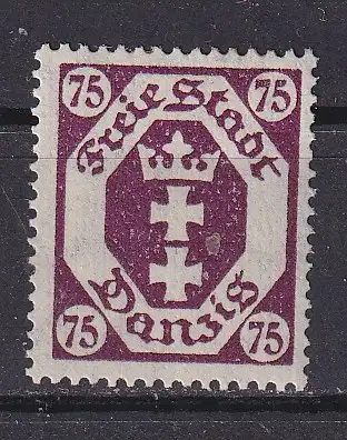 Freie Stadt Danzig  Nr 93 Falz / Gummimängel / *