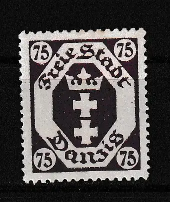 Freie Stadt Danzig  Nr 93 Falz / Gummimängel / *