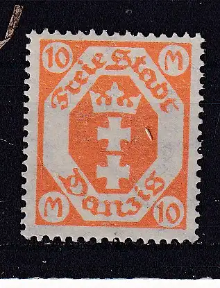 Freie Stadt Danzig  Nr 110 Falz / Gummimängel / *