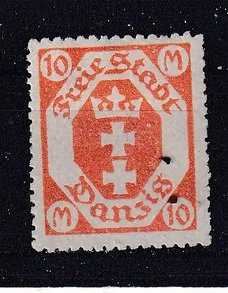 Freie Stadt Danzig  Nr 110 Falz / Gummimängel / *