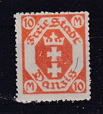 Freie Stadt Danzig  Nr 110 Falz / Gummimängel / *