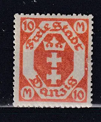 Freie Stadt Danzig  Nr 110 Falz / Gummimängel / *