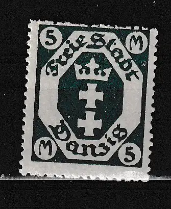 Freie Stadt Danzig  Nr 108 Falz / Gummimängel / *