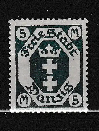 Freie Stadt Danzig  Nr 108 Falz / Gummimängel / *
