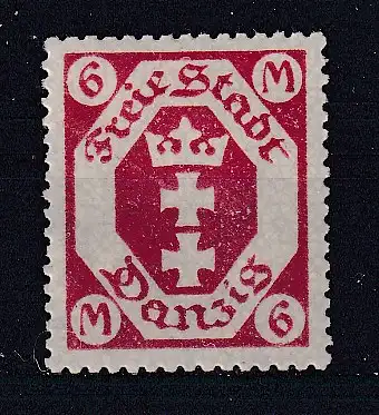 Freie Stadt Danzig  Nr 109 Falz / Gummimängel / *
