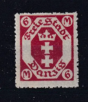 Freie Stadt Danzig  Nr 109 Falz / Gummimängel / *