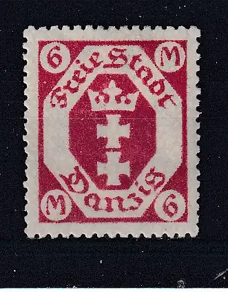 Freie Stadt Danzig  Nr 109 Falz / Gummimängel / *