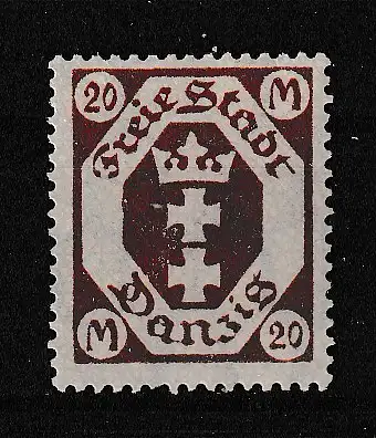 Freie Stadt Danzig  Nr 111 Falz / Gummimängel / *