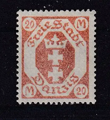 Freie Stadt Danzig  Nr 111 Falz / Gummimängel / *