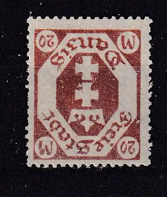 Freie Stadt Danzig  Nr 111 Falz / Gummimängel / *