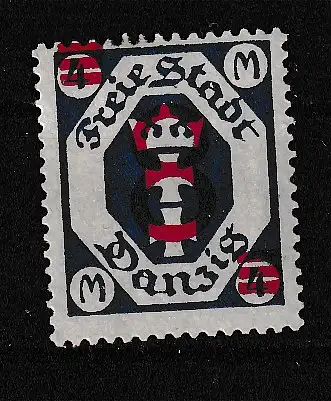 Freie Stadt Danzig  Nr 102 Falz / Gummimängel / *