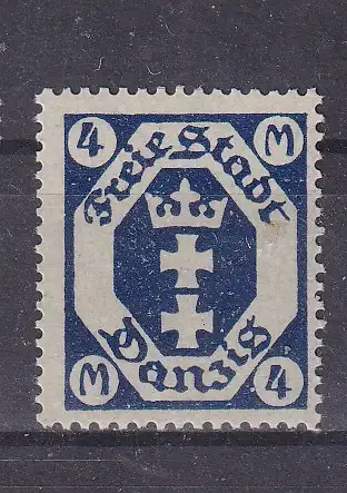 Freie Stadt Danzig  Nr 98 Falz / Gummimängel / *
