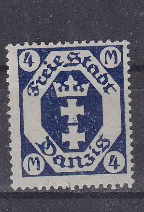 Freie Stadt Danzig  Nr 98 Falz / Gummimängel / *