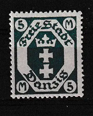 Freie Stadt Danzig  Nr 108 Falz / Gummimängel / *