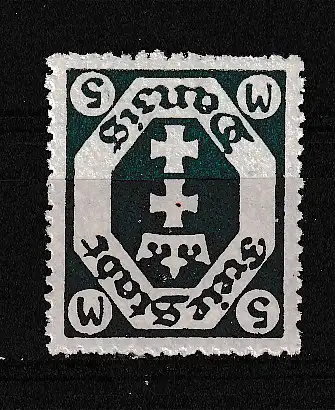 Freie Stadt Danzig  Nr 108 Falz / Gummimängel / *