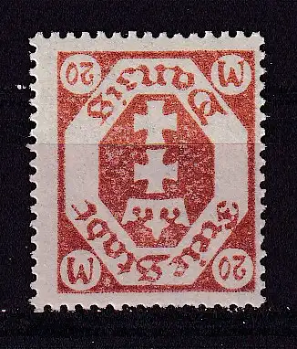 Freie Stadt Danzig  Nr 111 Falz / Gummimängel / *