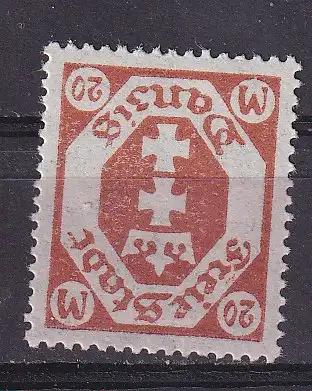 Freie Stadt Danzig  Nr 111 Falz / Gummimängel / *